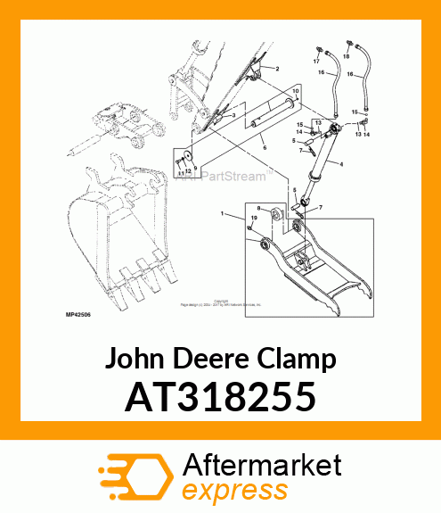 27ZTS HYD CLAMP KIT AT318255