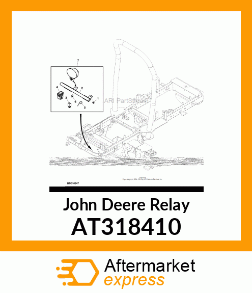 RELAY, 280 AT318410