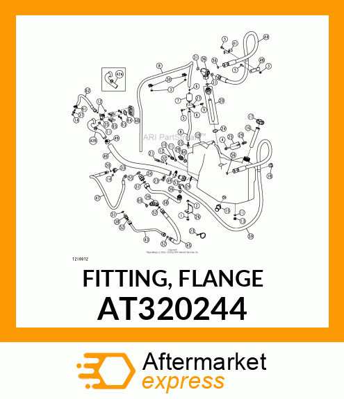 FITTING, FLANGE AT320244