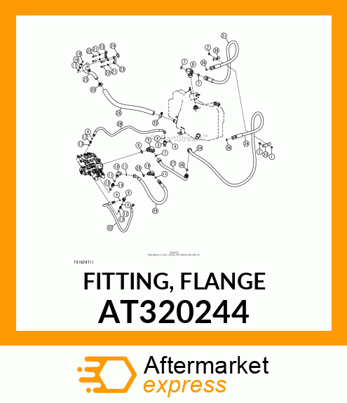 FITTING, FLANGE AT320244