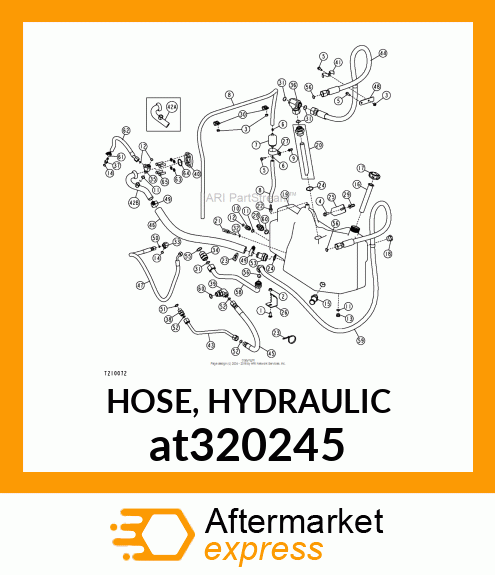 HOSE, HYDRAULIC at320245