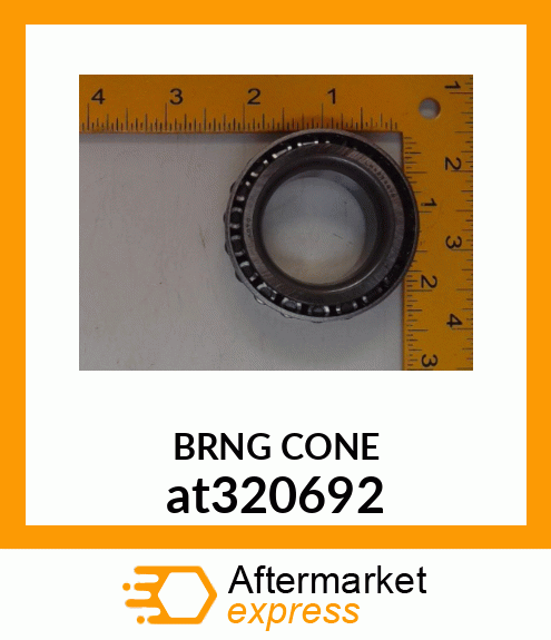 CONE, TAPERED ROLLER BEARING LM4854 at320692