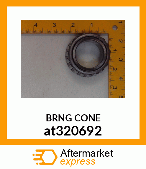 CONE, TAPERED ROLLER BEARING LM4854 at320692