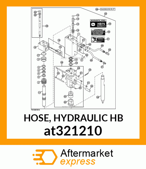 HOSE, HYDRAULIC HB at321210