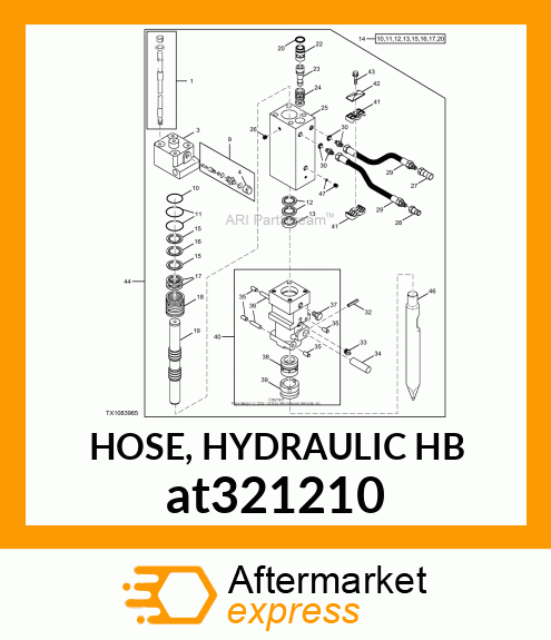 HOSE, HYDRAULIC HB at321210