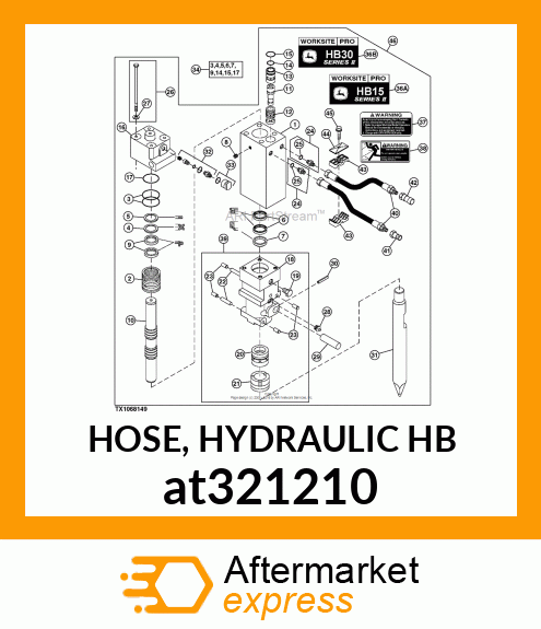 HOSE, HYDRAULIC HB at321210