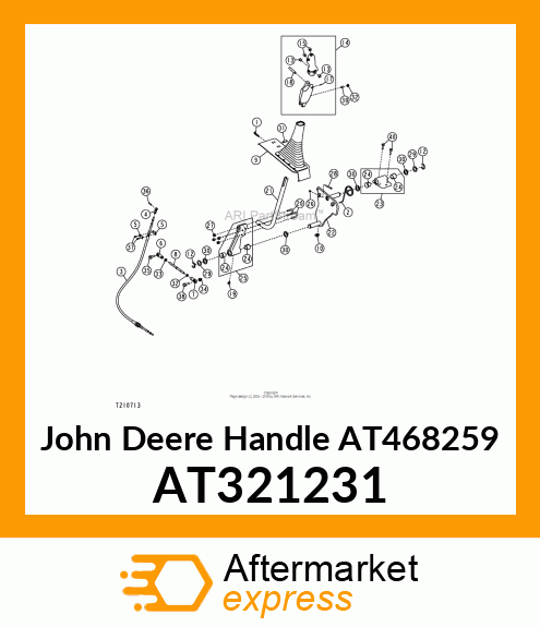 HANDLE, HANDLE ASSY, HANDS ONLY HO AT321231