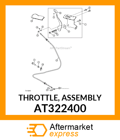 THROTTLE, ASSEMBLY AT322400