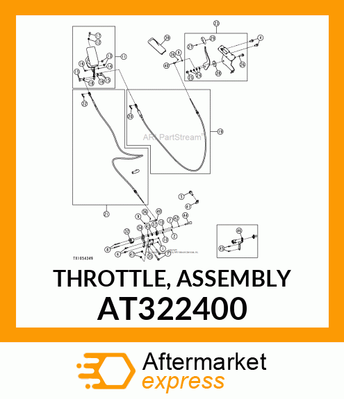 THROTTLE, ASSEMBLY AT322400