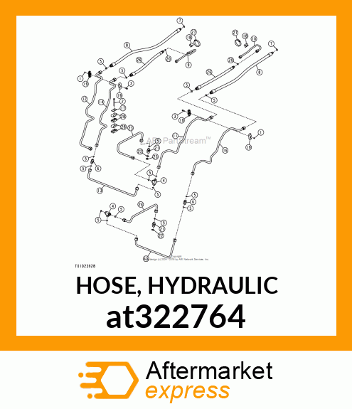 HOSE, HYDRAULIC at322764