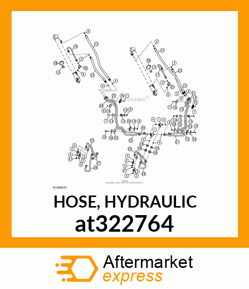 HOSE, HYDRAULIC at322764