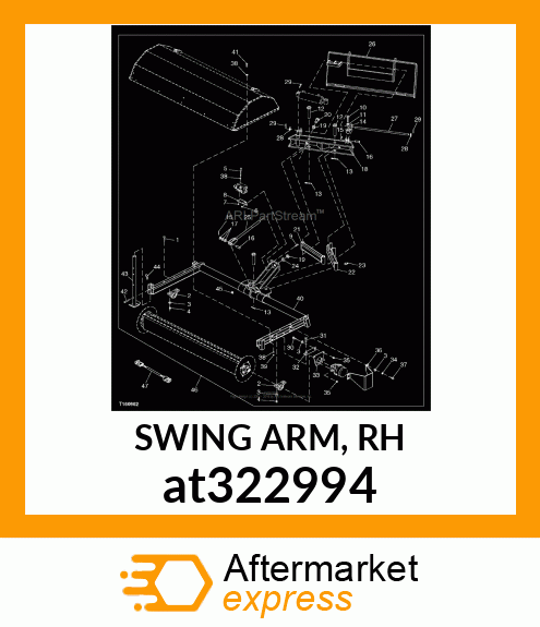 SWING ARM, RH at322994