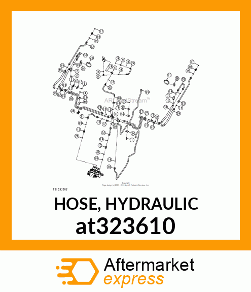 HOSE, HYDRAULIC at323610