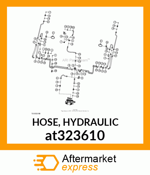 HOSE, HYDRAULIC at323610