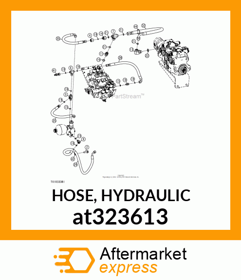 HOSE, HYDRAULIC at323613