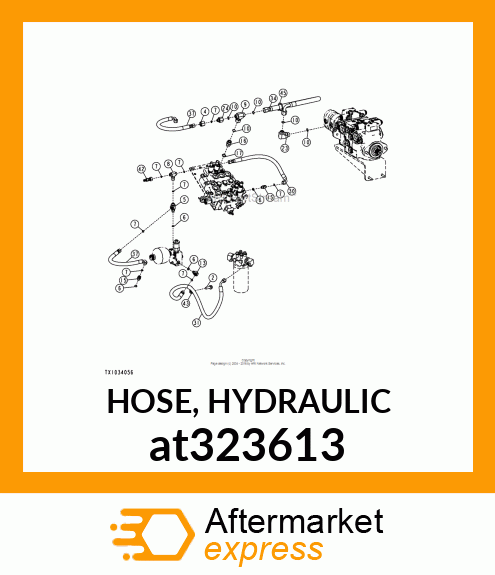 HOSE, HYDRAULIC at323613