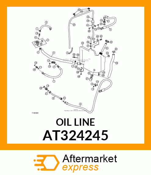 OIL LINE AT324245