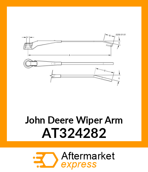 WIPER ARM AT324282