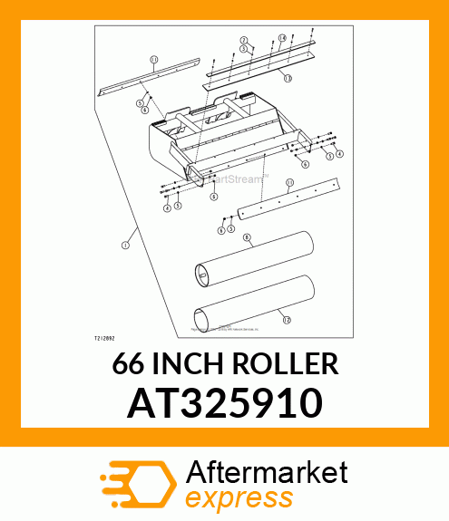 66 INCH ROLLER AT325910