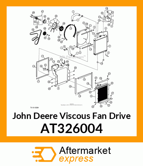 VISCOUS FAN DRIVE, AIR SENSING AT326004