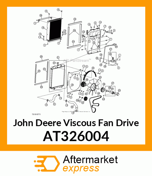 VISCOUS FAN DRIVE, AIR SENSING AT326004