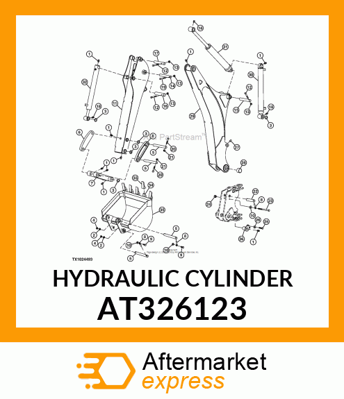 HYDRAULIC CYLINDER AT326123