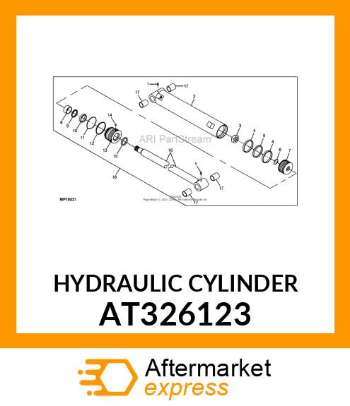 HYDRAULIC CYLINDER AT326123