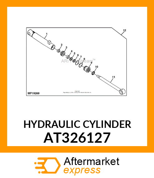 HYDRAULIC CYLINDER AT326127