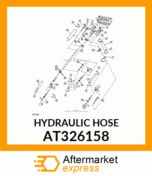 HYDRAULIC HOSE AT326158