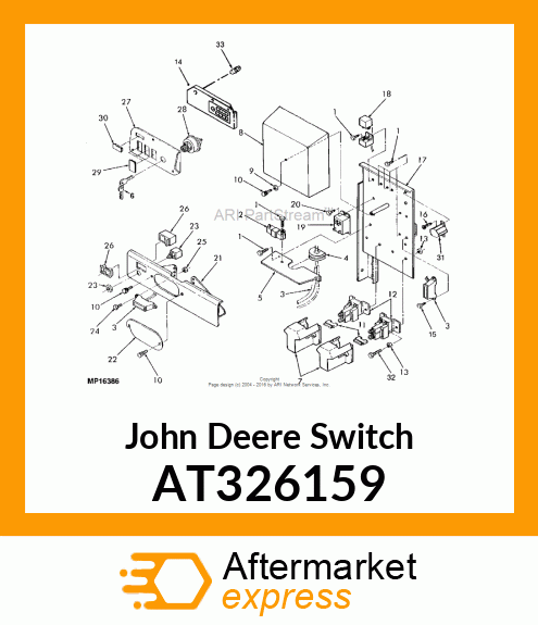 SWITCH, ROCKER (MG9827551) AT326159