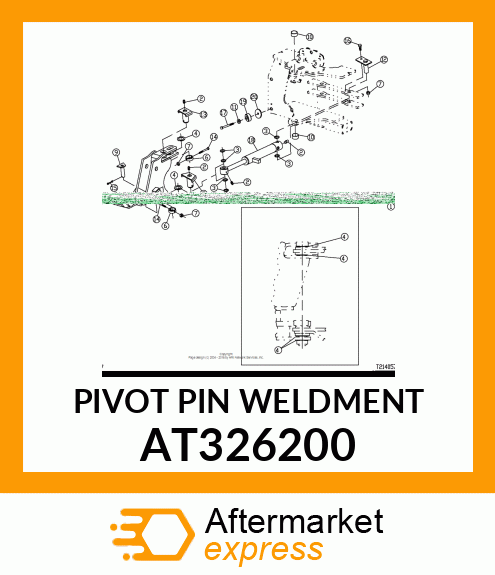 PIVOT PIN WELDMENT AT326200