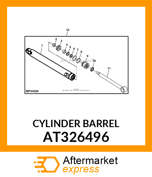 CYLINDER BARREL AT326496