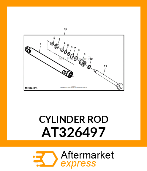 CYLINDER ROD AT326497