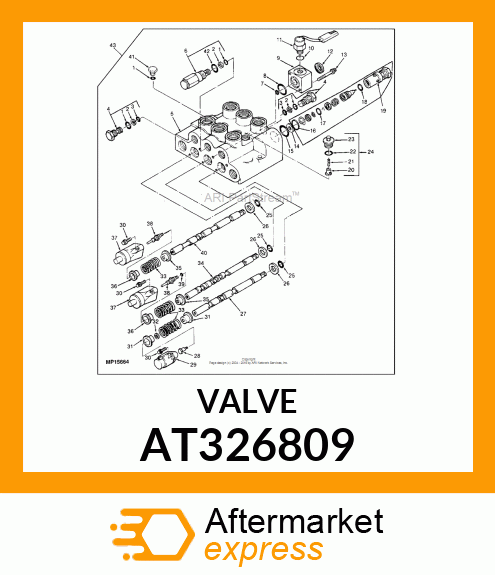 VALVE, RELIEF AT326809