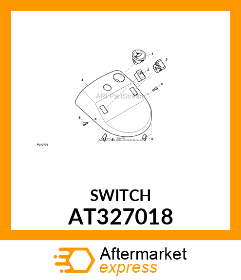 SWITCH, WORK LIGHTS DELUXE AT327018