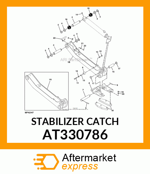 STABILIZER CATCH AT330786