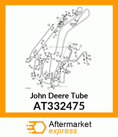 TUBE, HYDRAULIC AT332475