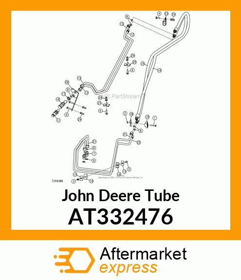 TUBE, HYDRAULIC AT332476