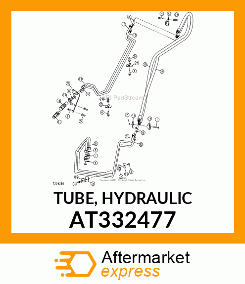 TUBE, HYDRAULIC AT332477