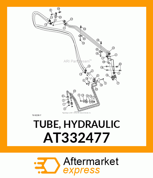 TUBE, HYDRAULIC AT332477