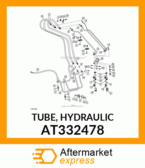 TUBE, HYDRAULIC AT332478