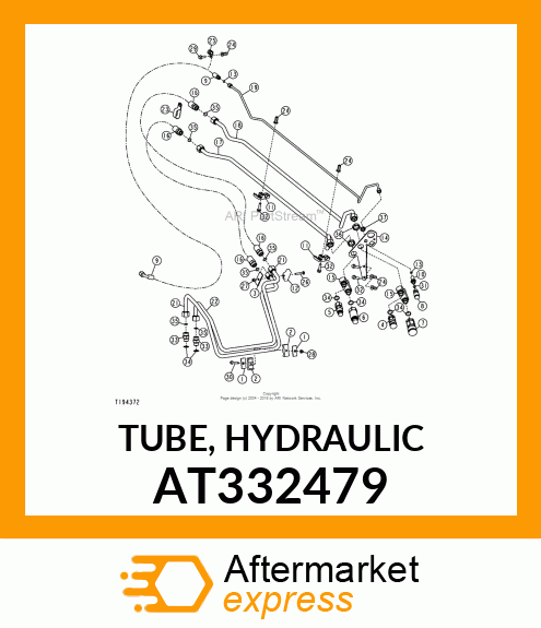 TUBE, HYDRAULIC AT332479
