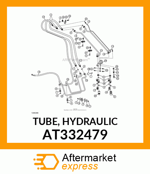 TUBE, HYDRAULIC AT332479