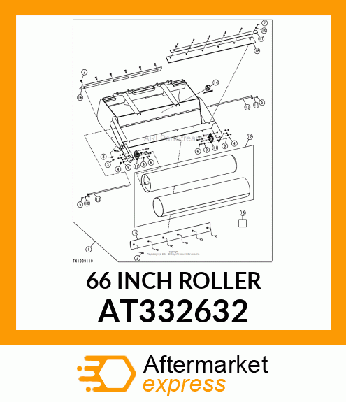 66 INCH ROLLER AT332632
