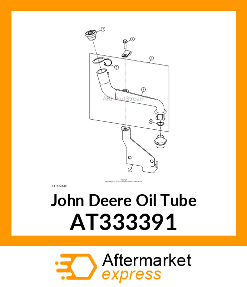 TUBE, REMOTE OIL FILL AT333391