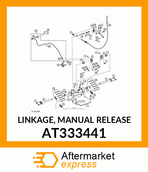 LINKAGE, MANUAL RELEASE AT333441