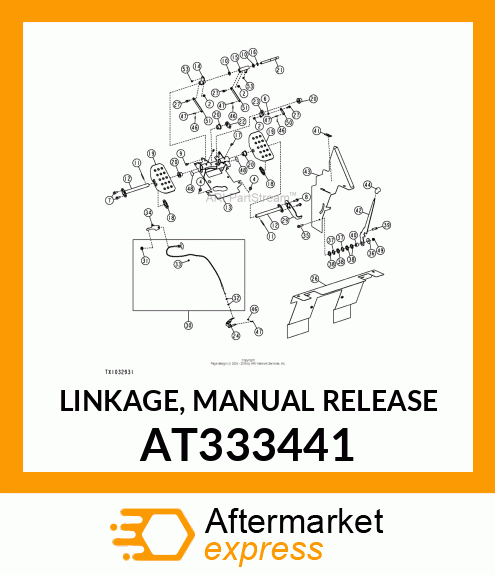 LINKAGE, MANUAL RELEASE AT333441