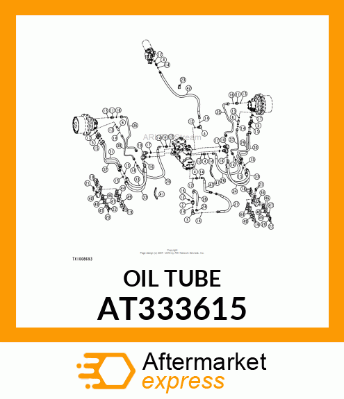 OIL TUBE AT333615