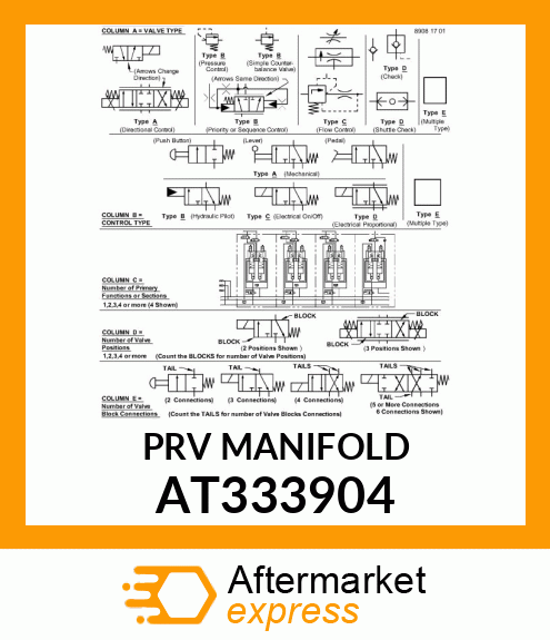 PRV MANIFOLD AT333904