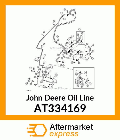 LINE, OIL, HYD Q AT334169